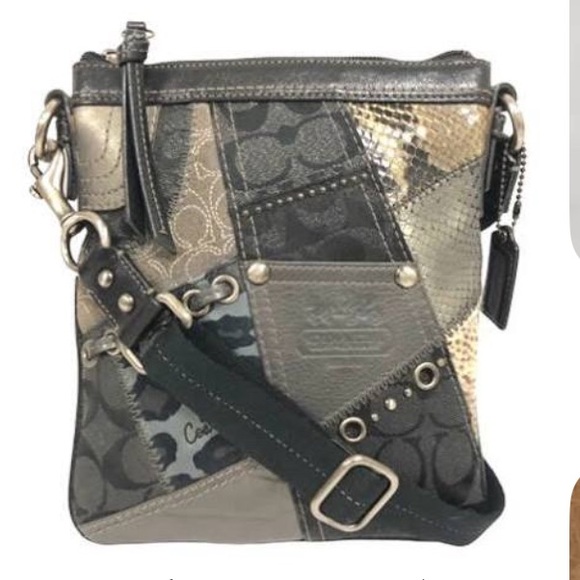 Coach Handbags - EUC Patchwork Coach Crossbody 42070